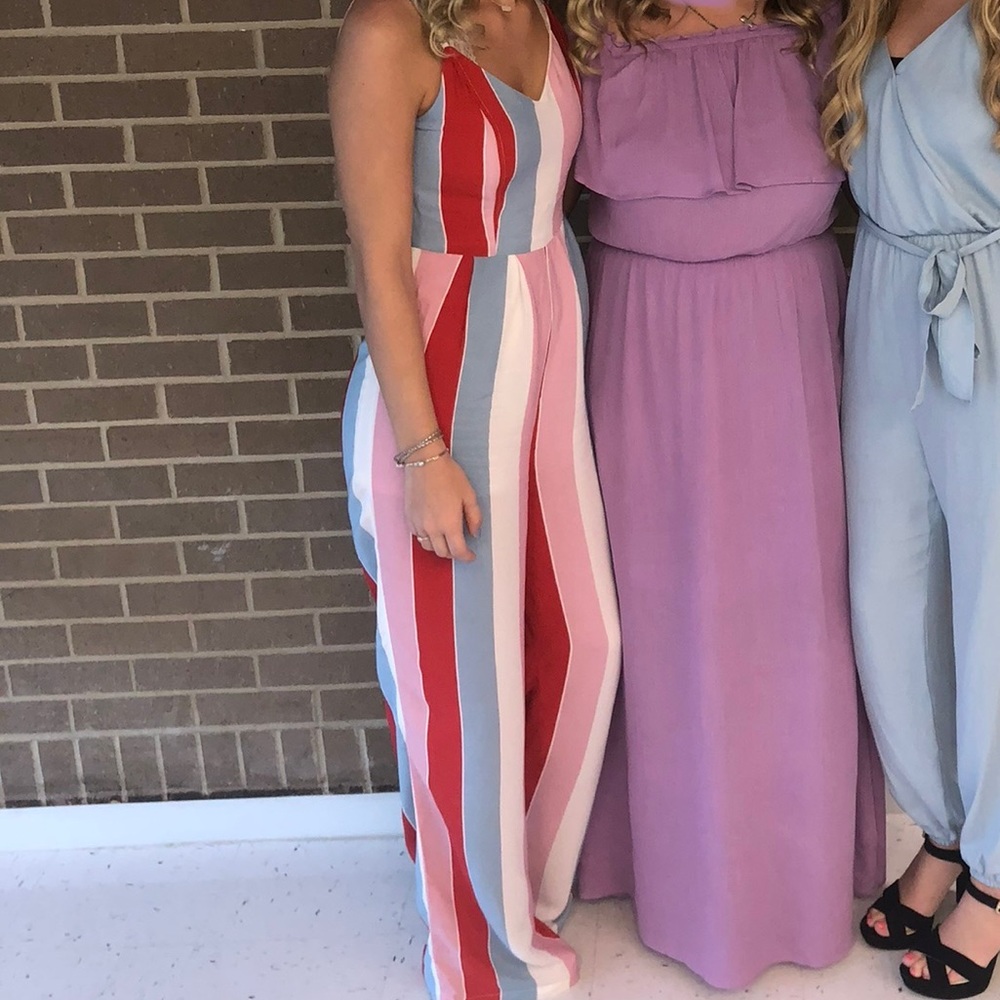 American Threads boutique brand jumpsuit with adjustable straps